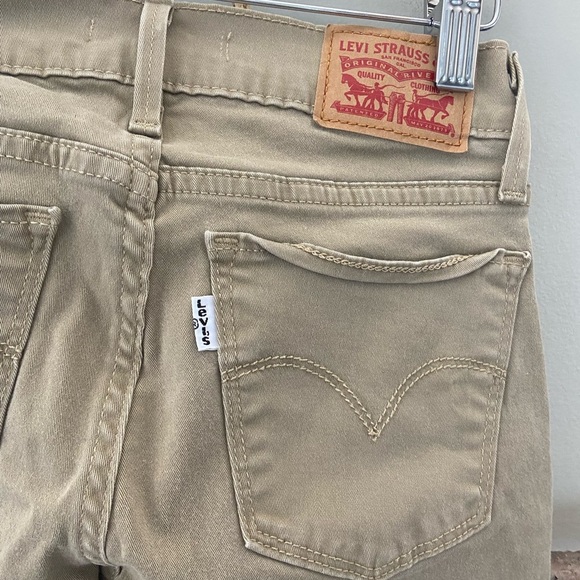 Levi’s 710 Super Skinny Khaki Tan Jeans - Picture 3 of 3